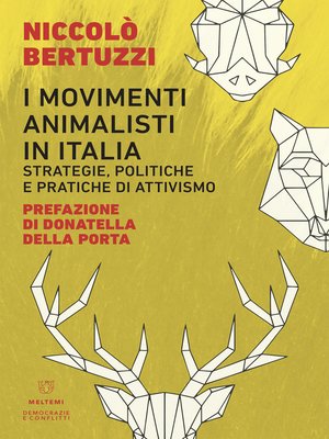 cover image of I movimenti animalisti in Italia